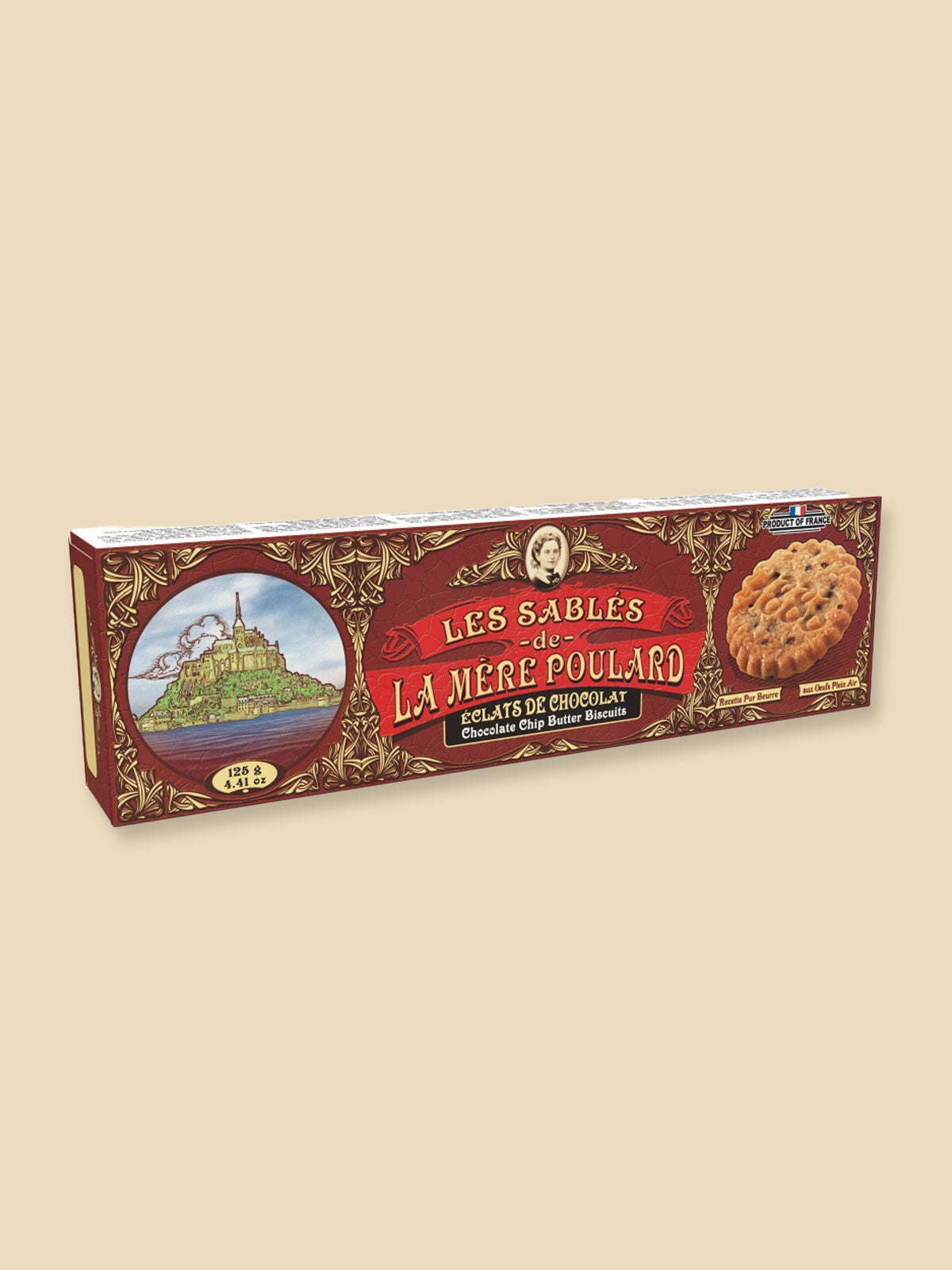 French Sablés Chocolate Chips Butter Biscuits - 125g