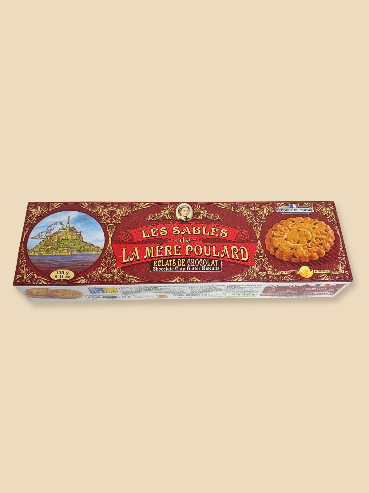 French Sablés Chocolate Chips Butter Biscuits - 125g