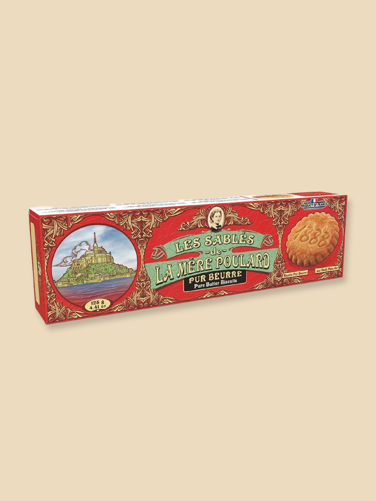 French Sablés Pure Butter Biscuits - 125g