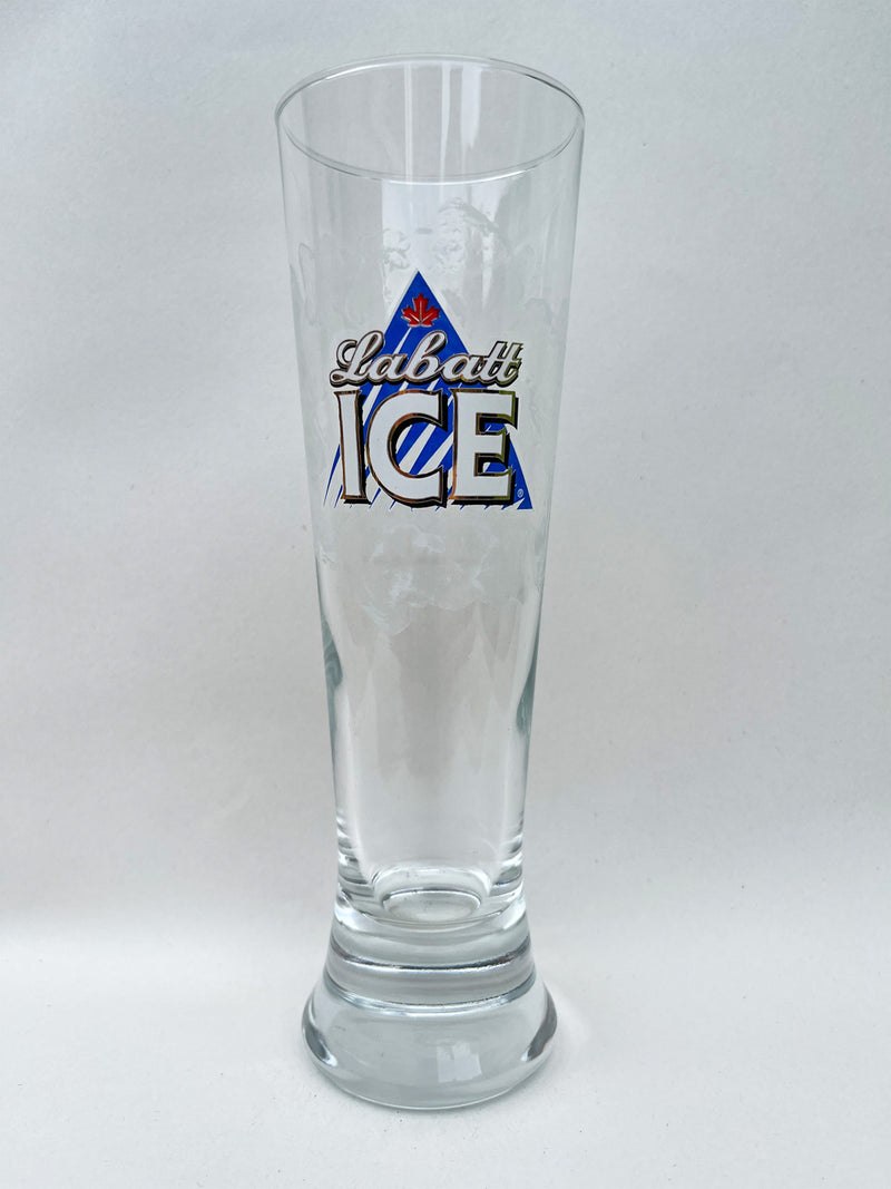 Belgian Bier Beer Glass Labatt Ice