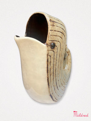 Ceramic Whale Shaped Vase Jug - Large