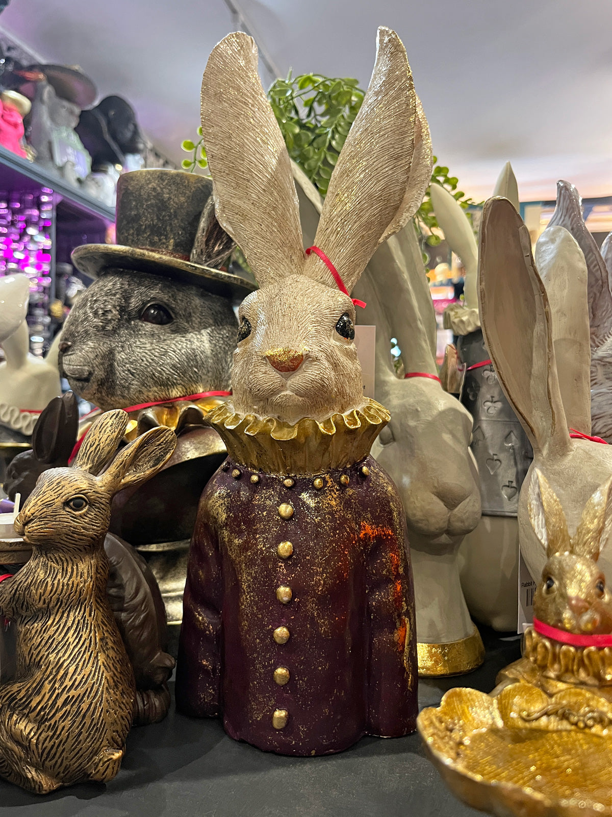 Large Ear Rabbit Figure Bust