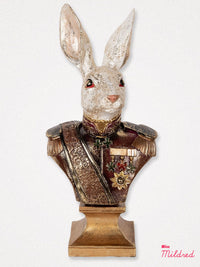 Large Rabbit Figure Gentry Bust