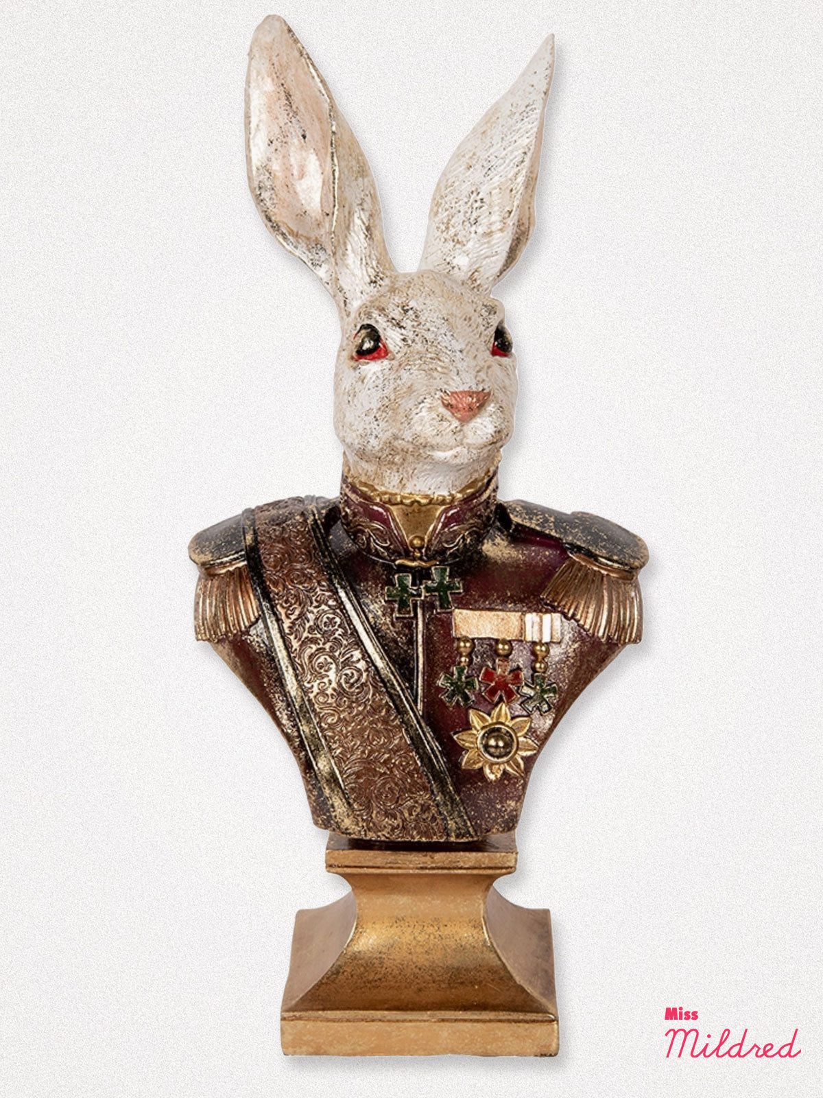 Large Rabbit Figure Gentry Bust