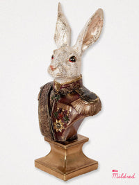 Large Rabbit Figure Gentry Bust