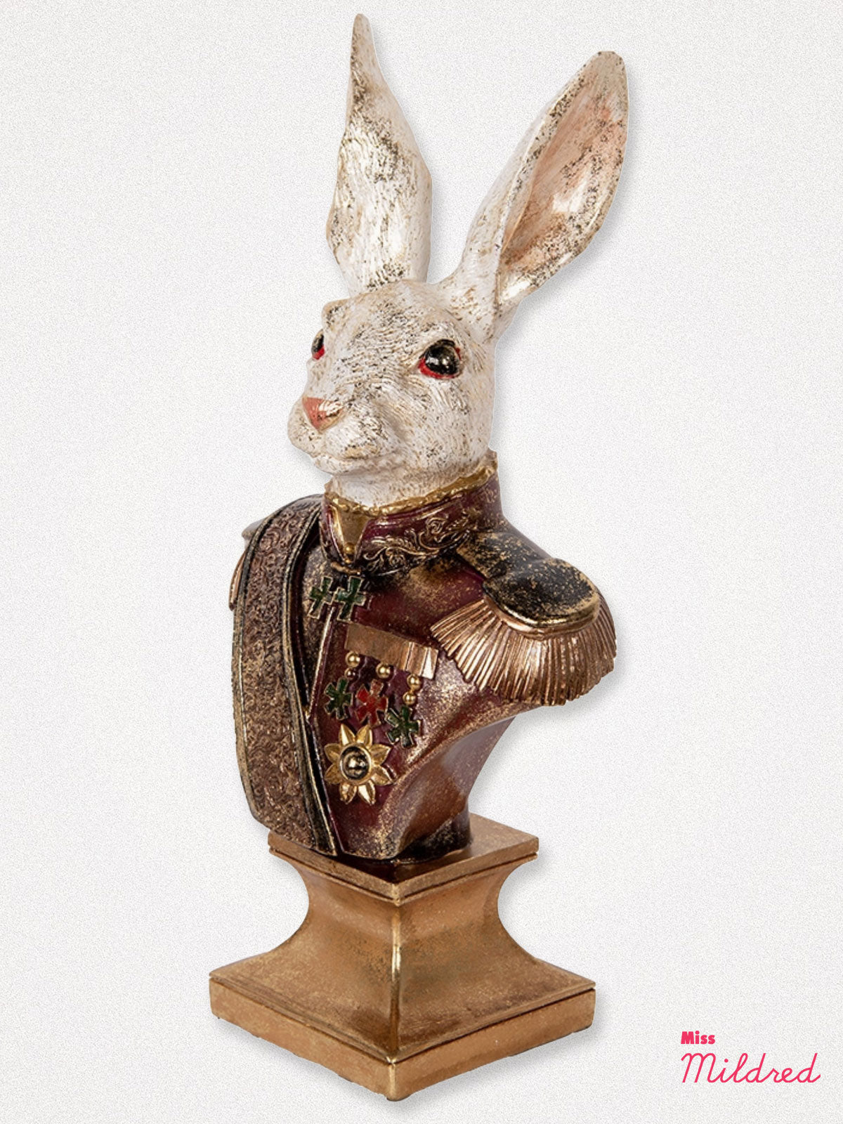 Large Rabbit Figure Gentry Bust