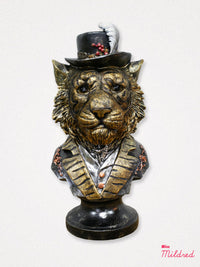 Tiger Bust Statue - 38cm