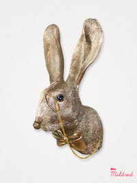 Large Rabbit with Monocle Wall Decoration