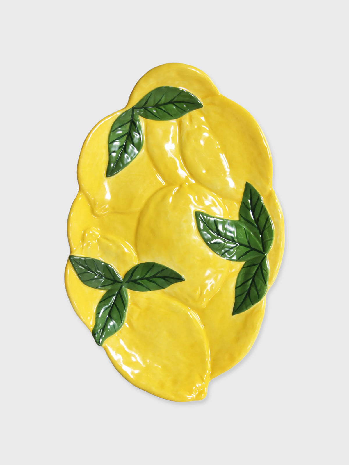Klevering Lemon Ceramic Plate - 28.5cm