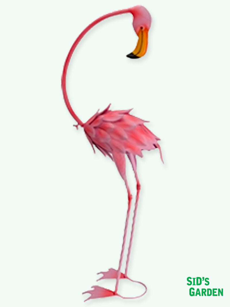 Garden Metal Pink Flamingo - 86cm