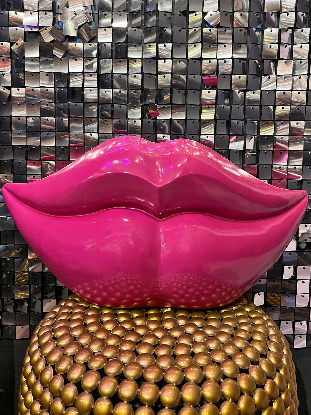 Giant Pink Lips Planter