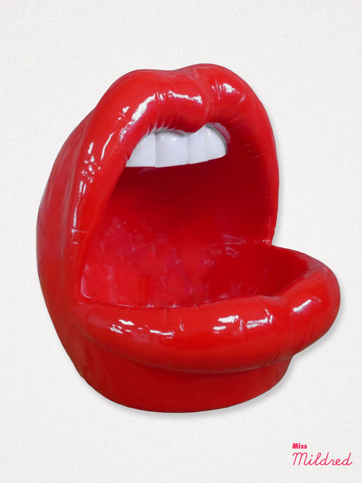 Big Red Lips Mouth Storage Bowl