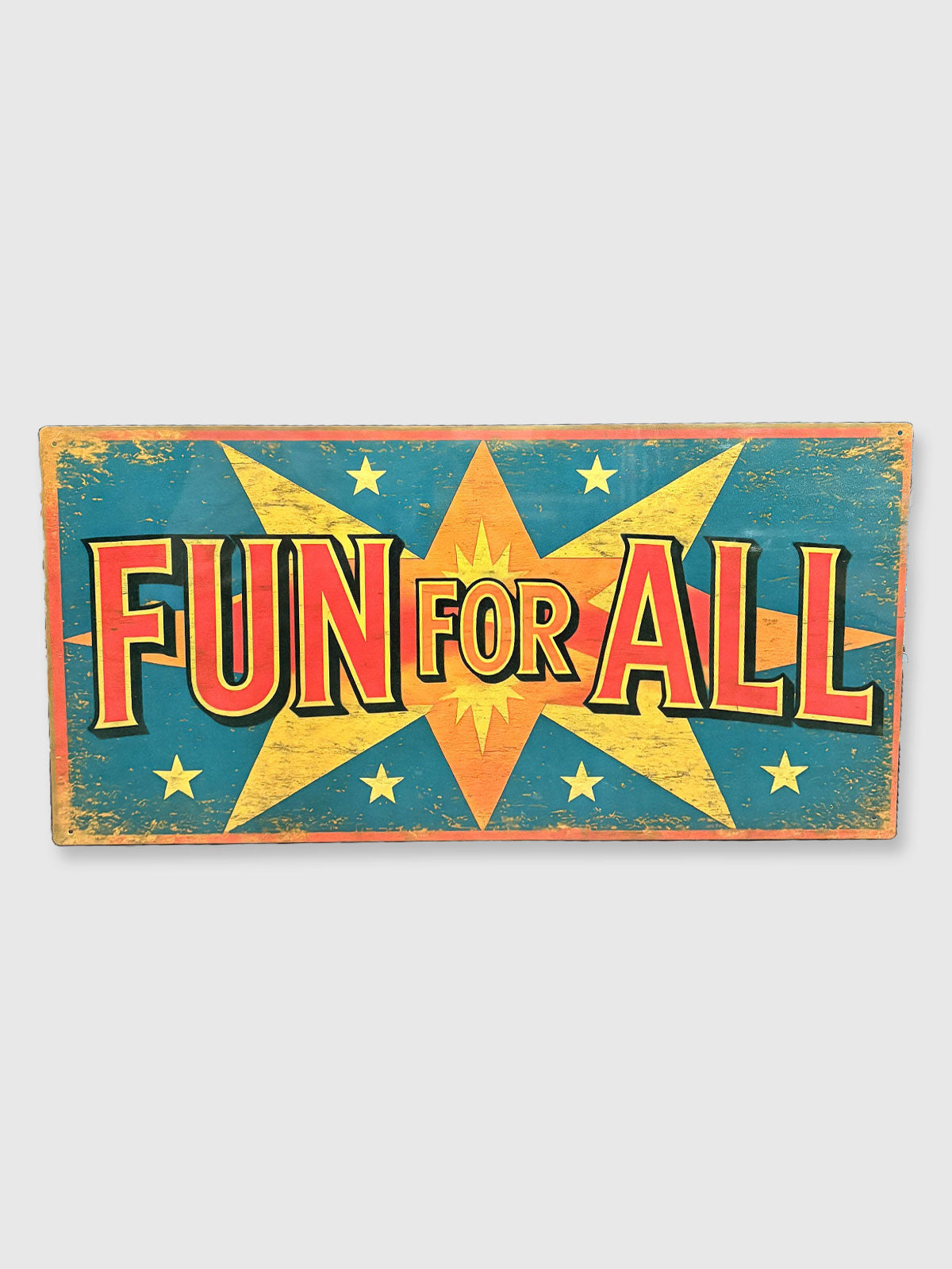Fun For All - Fairground / Circus Style Tin Sign
