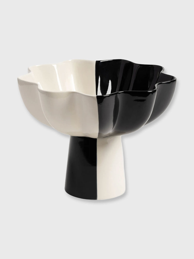 Klevering Sun Bowl - White Black