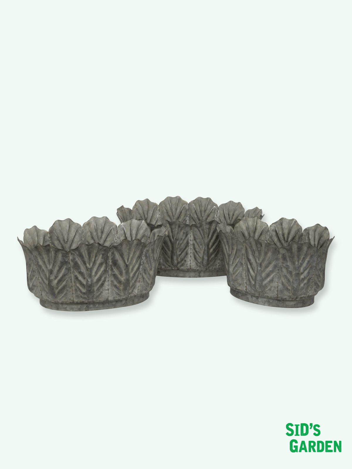 Metal Foliate Leaf Shaped Planter - 44cm