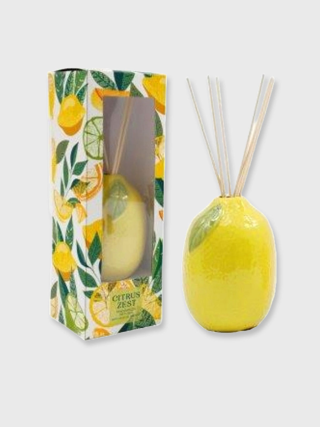 Lemon Shaped Citrus Reed Diffuser - 100ml
