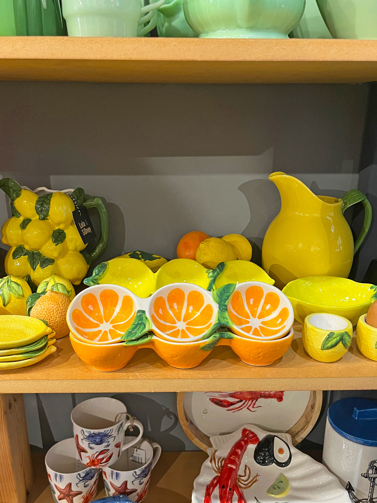 Ceramic Lemon Design Egg Cup