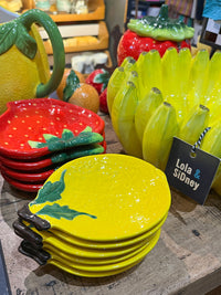 Lemon Shaped Ceramic Dish