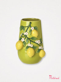 Lemon Branch Design Vase - 22cm