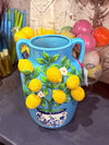 Lemon Tree Design Vase - 27cm