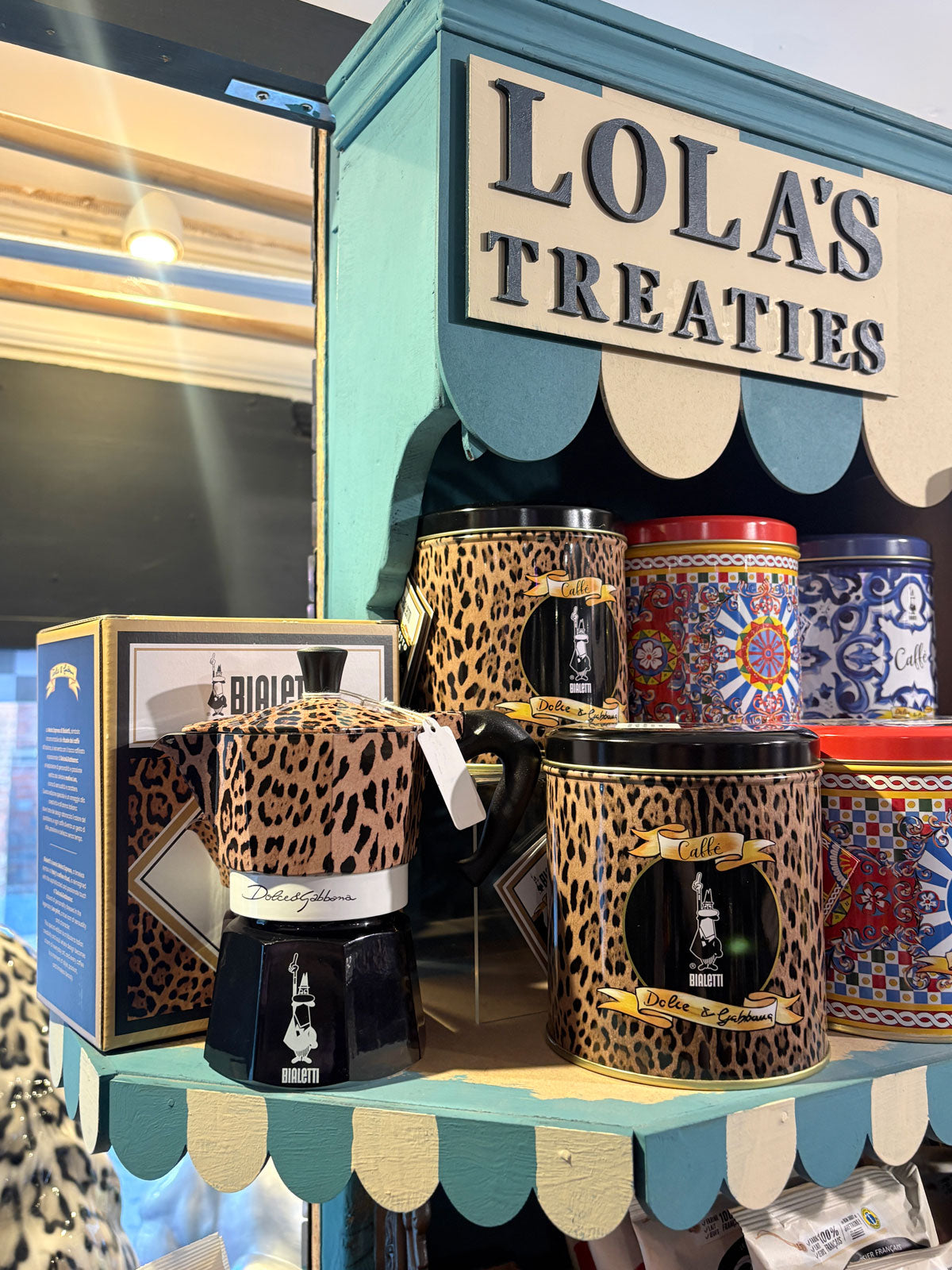 Bialetti X Dolce&Gabbana Leopardo / Leopard Print Hob Coffee Maker - 3 Cup