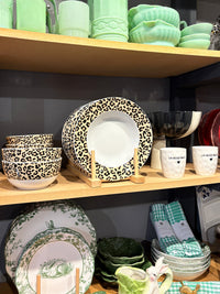 Leopard Print Porcelain Soup / Cereal Bowl