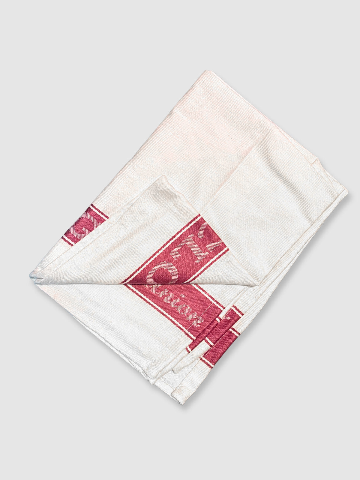 Linen Union Tea Towel - Red