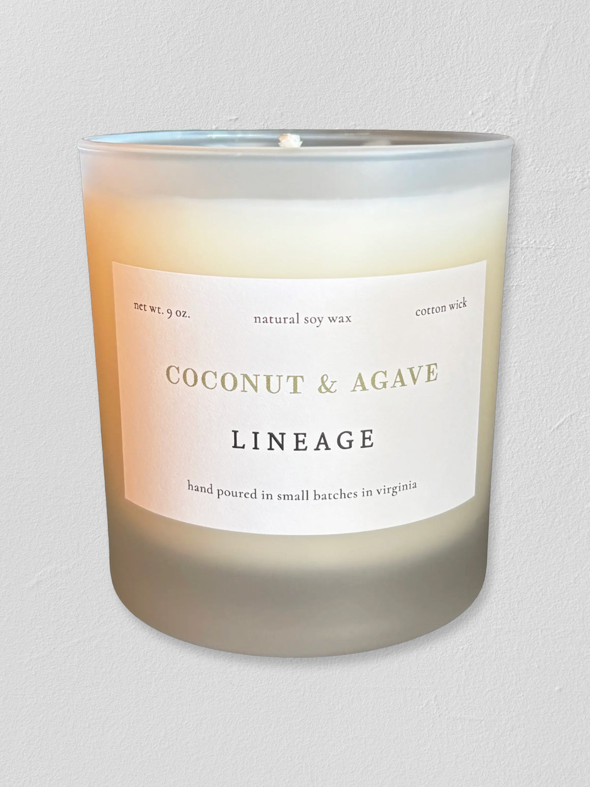 LINEAGE - Coconut & Agave Premium Candle