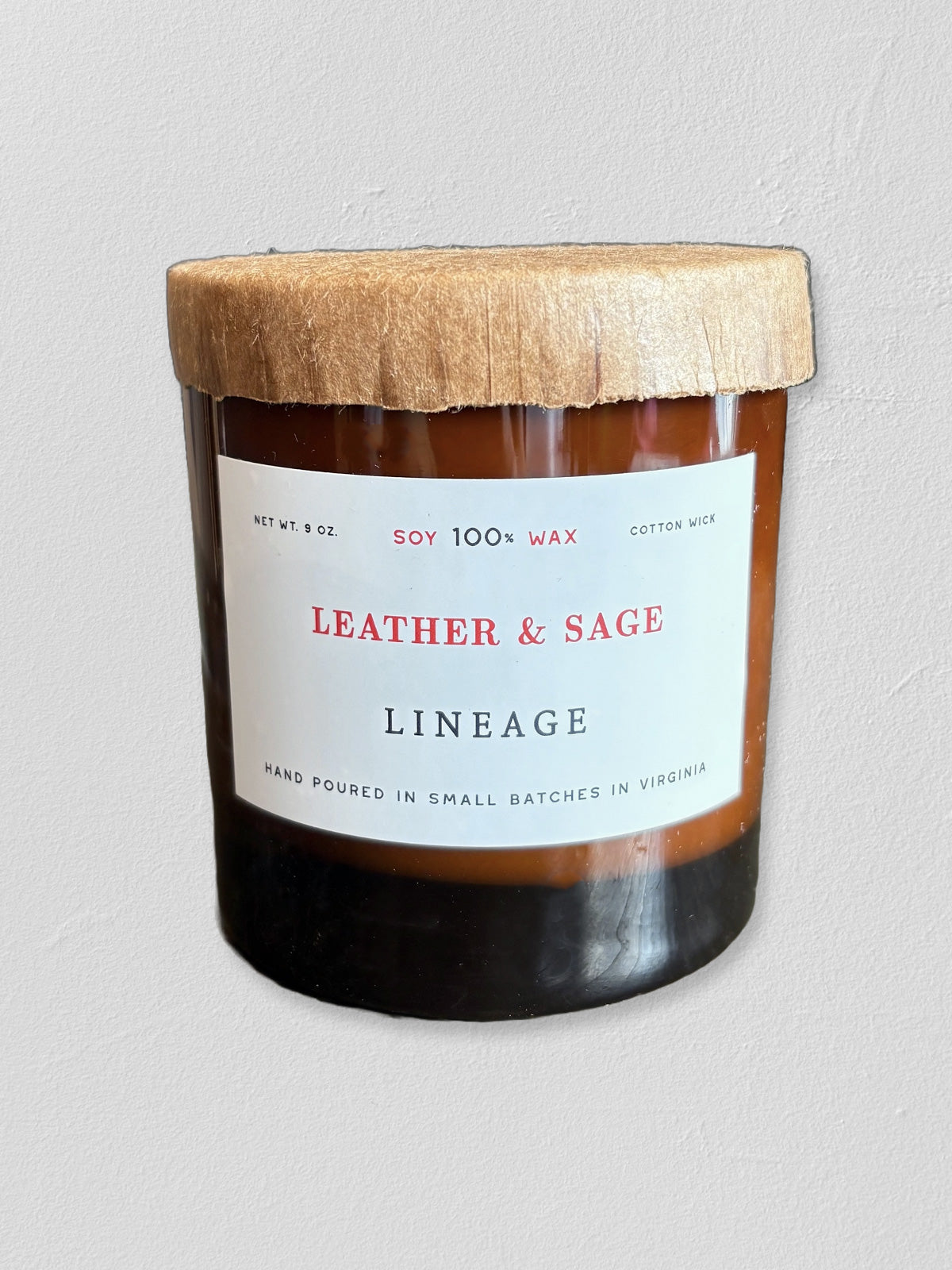 LINEAGE - Leather & Sage Candle