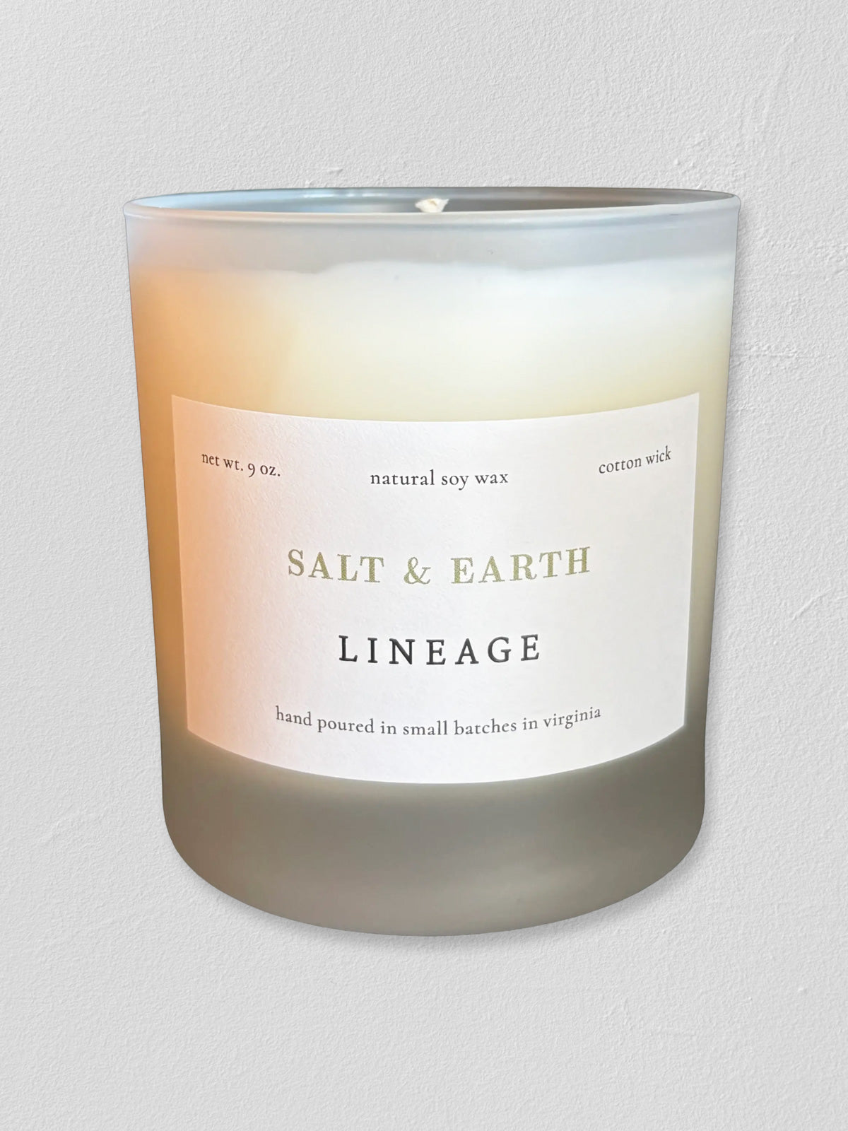 LINEAGE - Salt and Earth Premium Candle