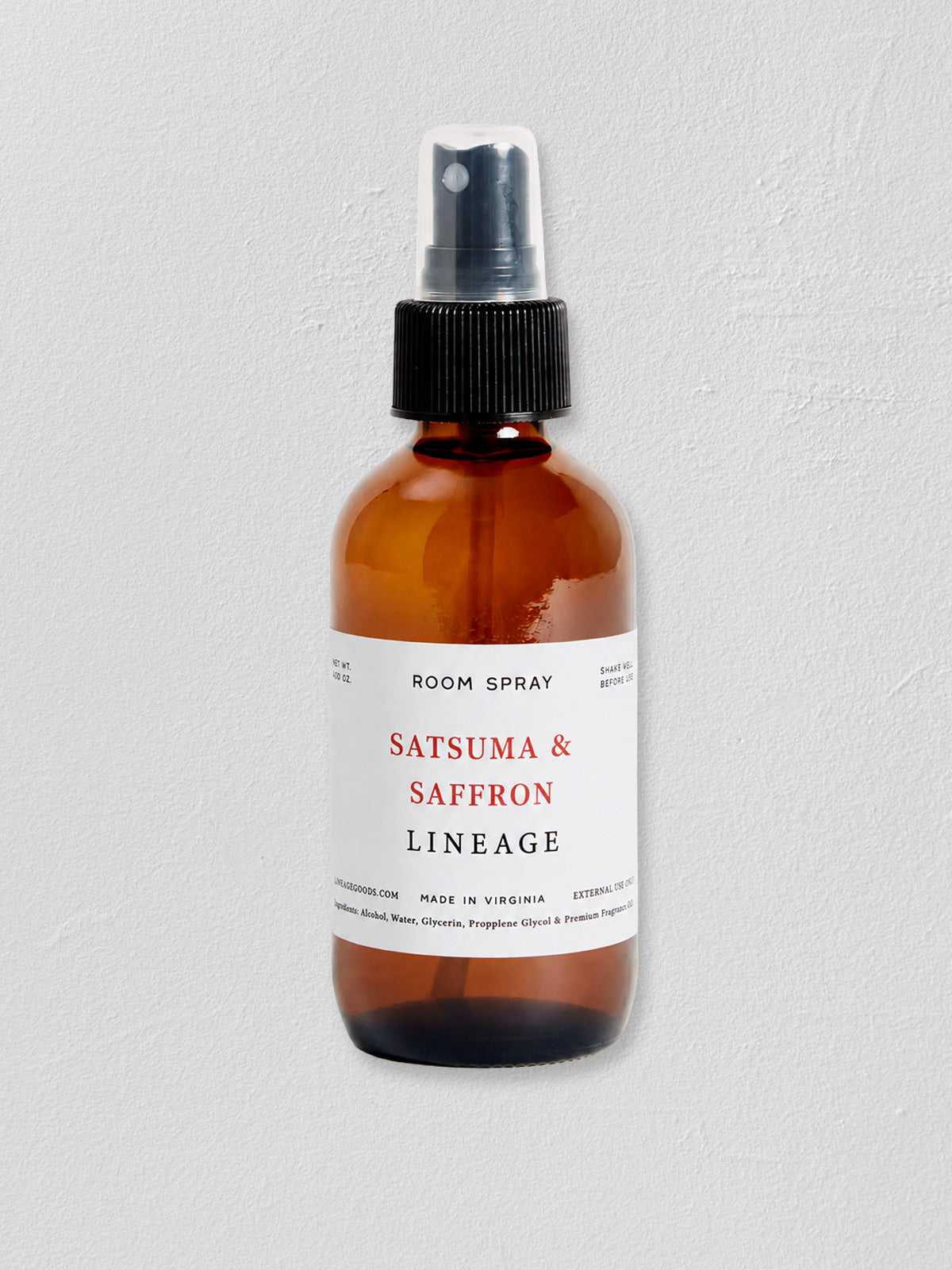 LINEAGE - Satsuma & Saffron Room Spray