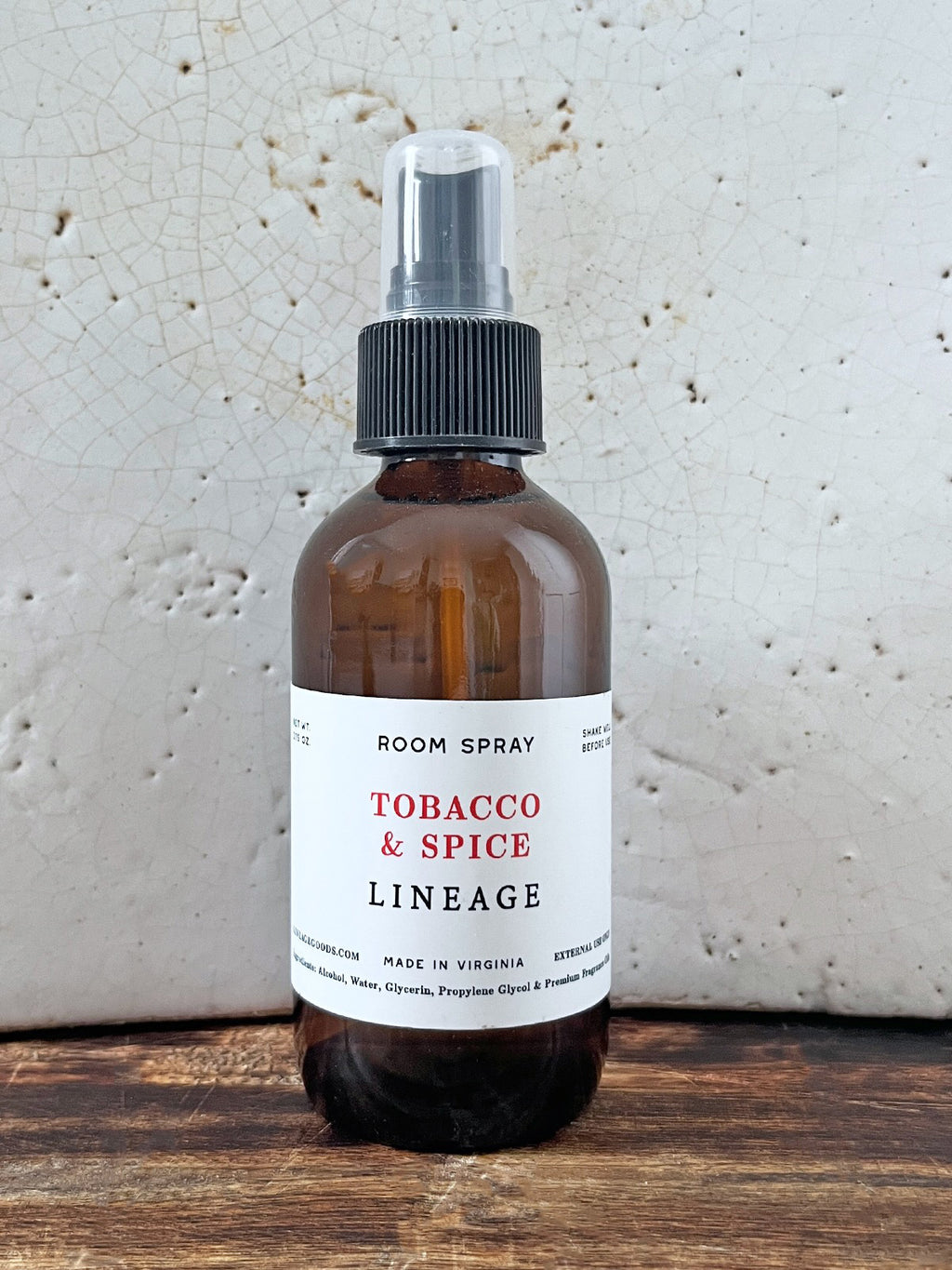 LINEAGE - Tobacco & Spice Room Spray