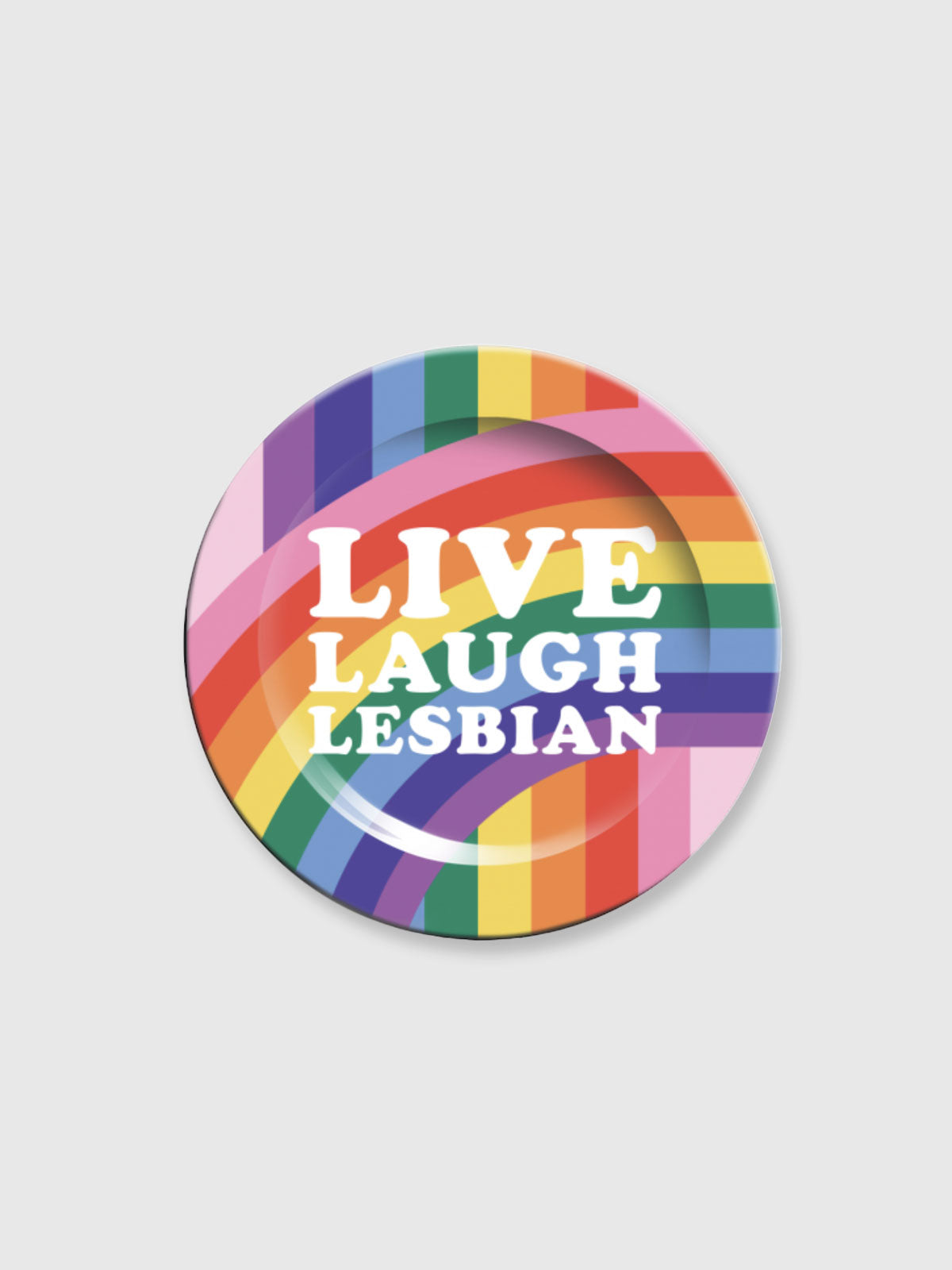 Side Plate 6" - Live Laugh Lesbian