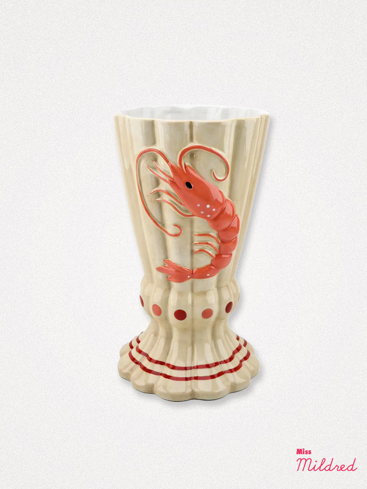 Lobster Crustacean Design Vase - 27.5cm