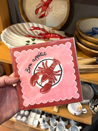 Red Lobster Paper Napkin Serviette