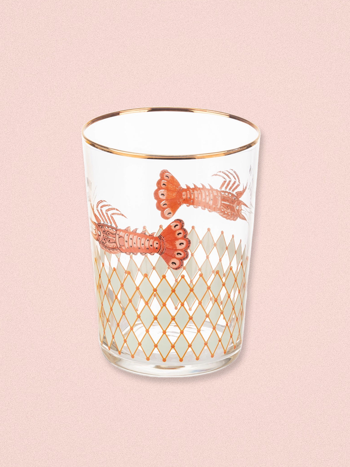 Yvonne Ellen Hi Ball Glass - Lobster