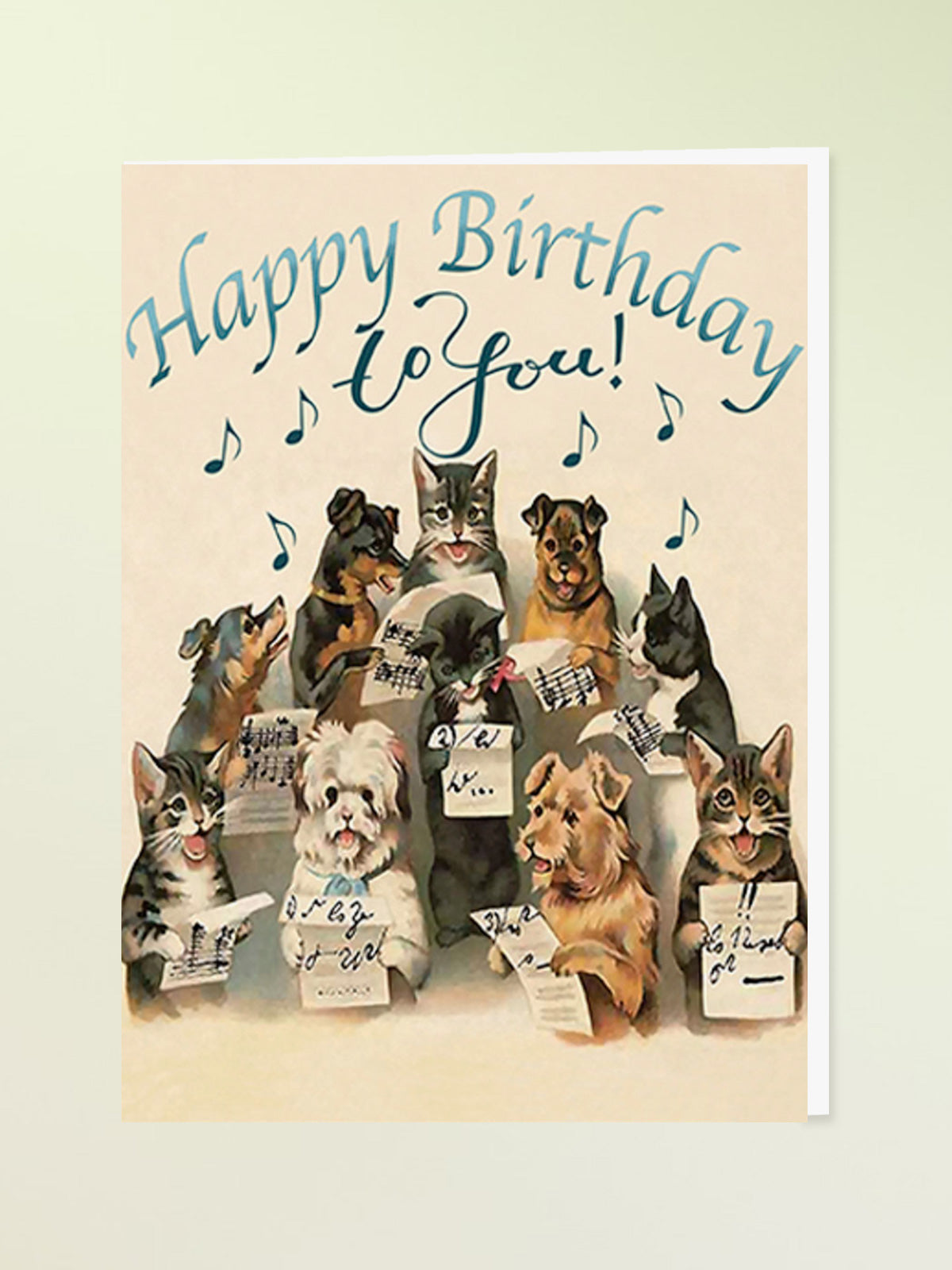 Madame Treacle Greeting Card - All Sang Together