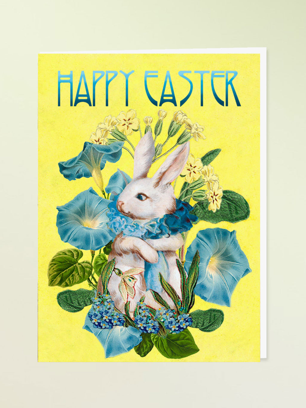 Madame Treacle Greeting Card - Easter White Bunny