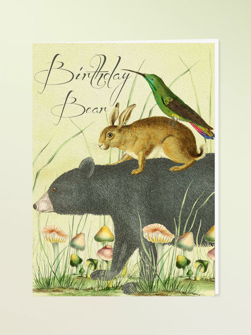 Madame Treacle Greeting Card - Hare and Bear