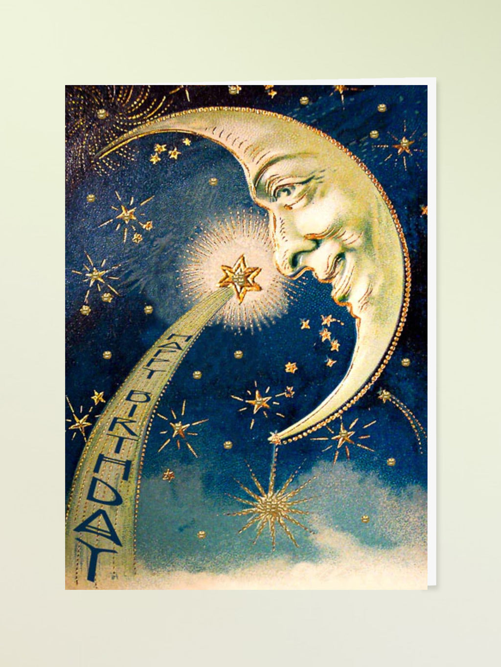 Madame Treacle Greeting Card - Moon and Stars