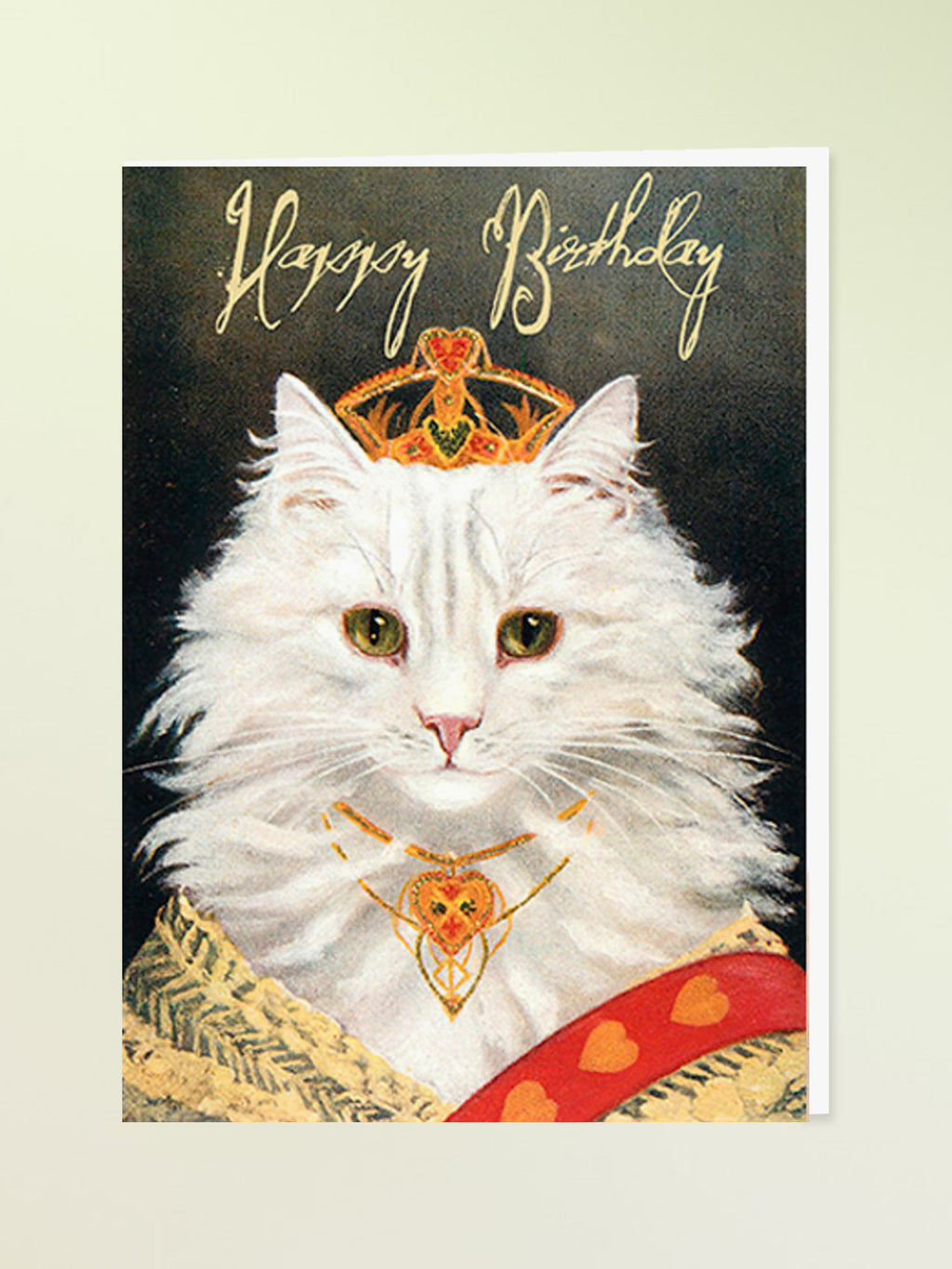 Madame Treacle Greeting Card - Queen Puss