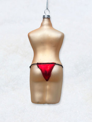 Christmas Decoration - Male Thong Torso