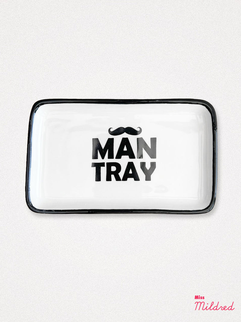 Man Tray - Ceramic dish / tray