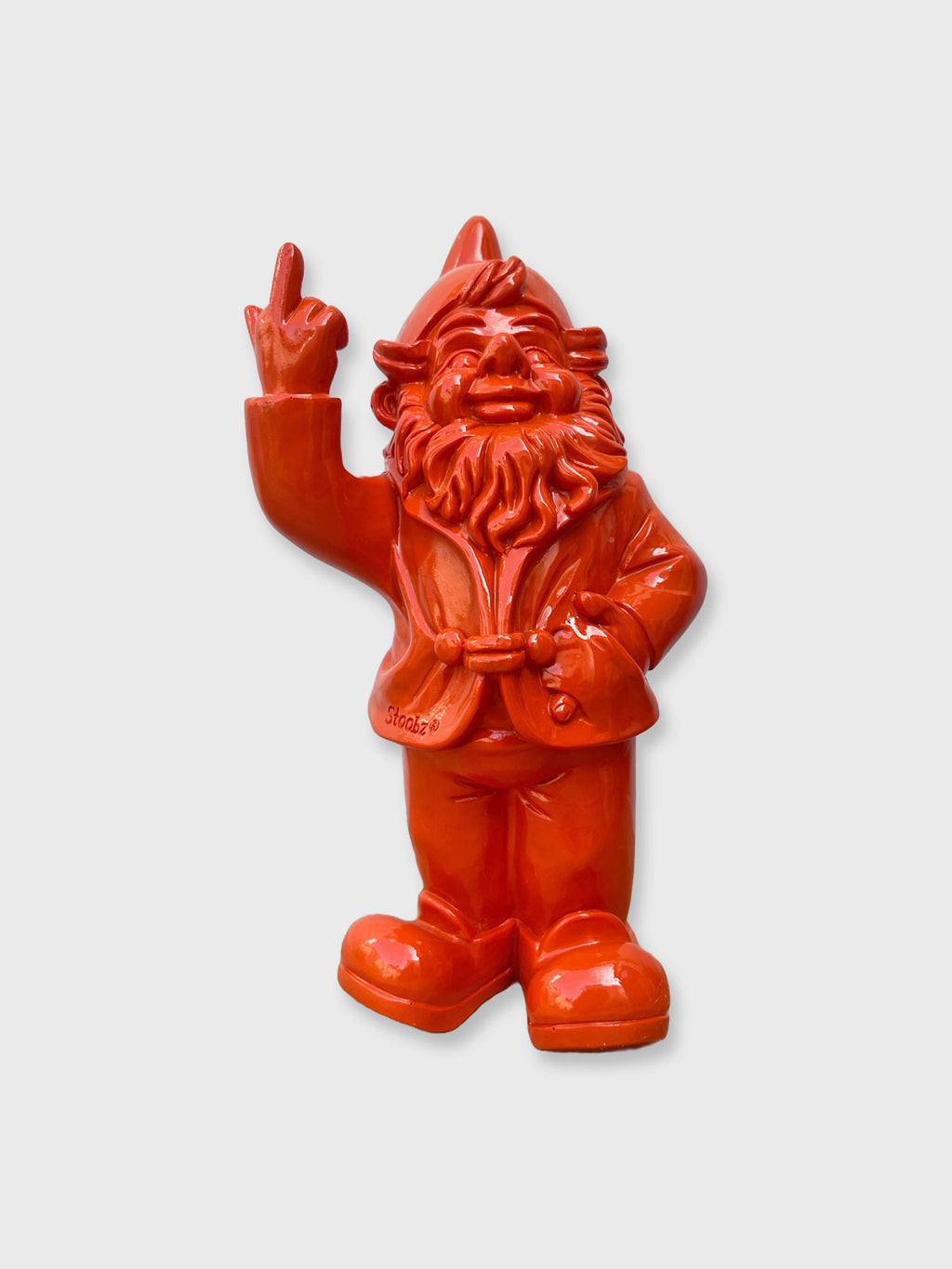 Naughty Finger Gnome 20cm - Orange