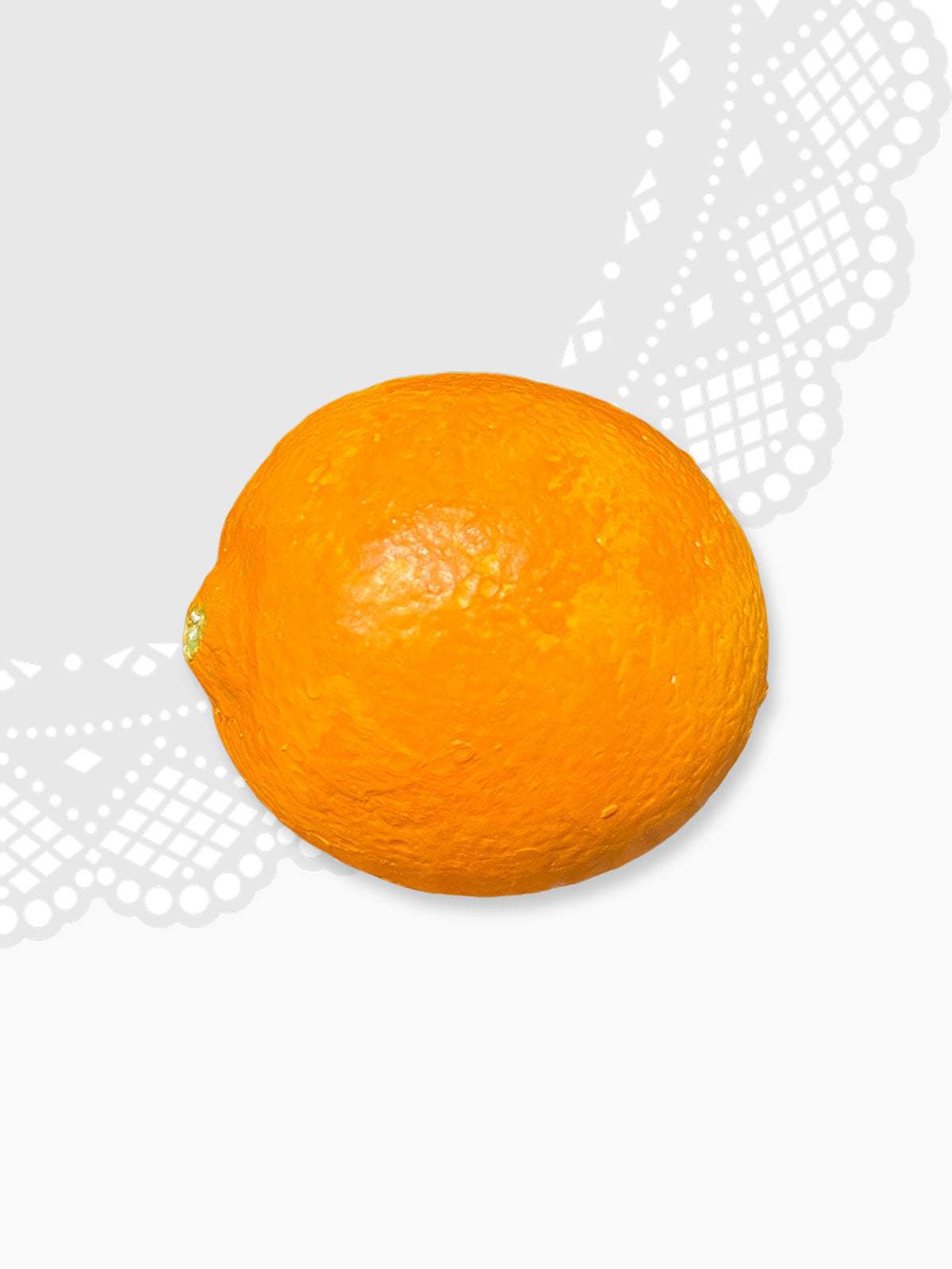 Pottery Decorative Orange