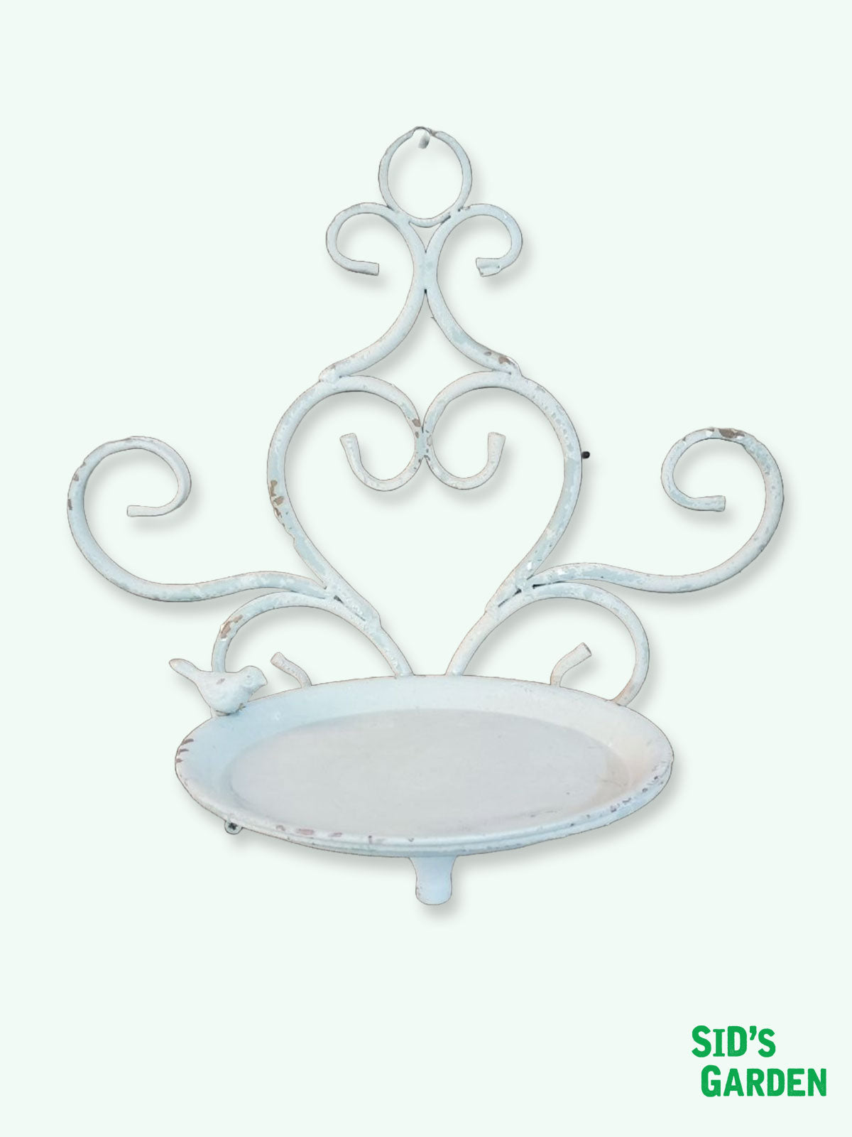 Wrought Iron Garden Pot Shelf / Bird Feeder