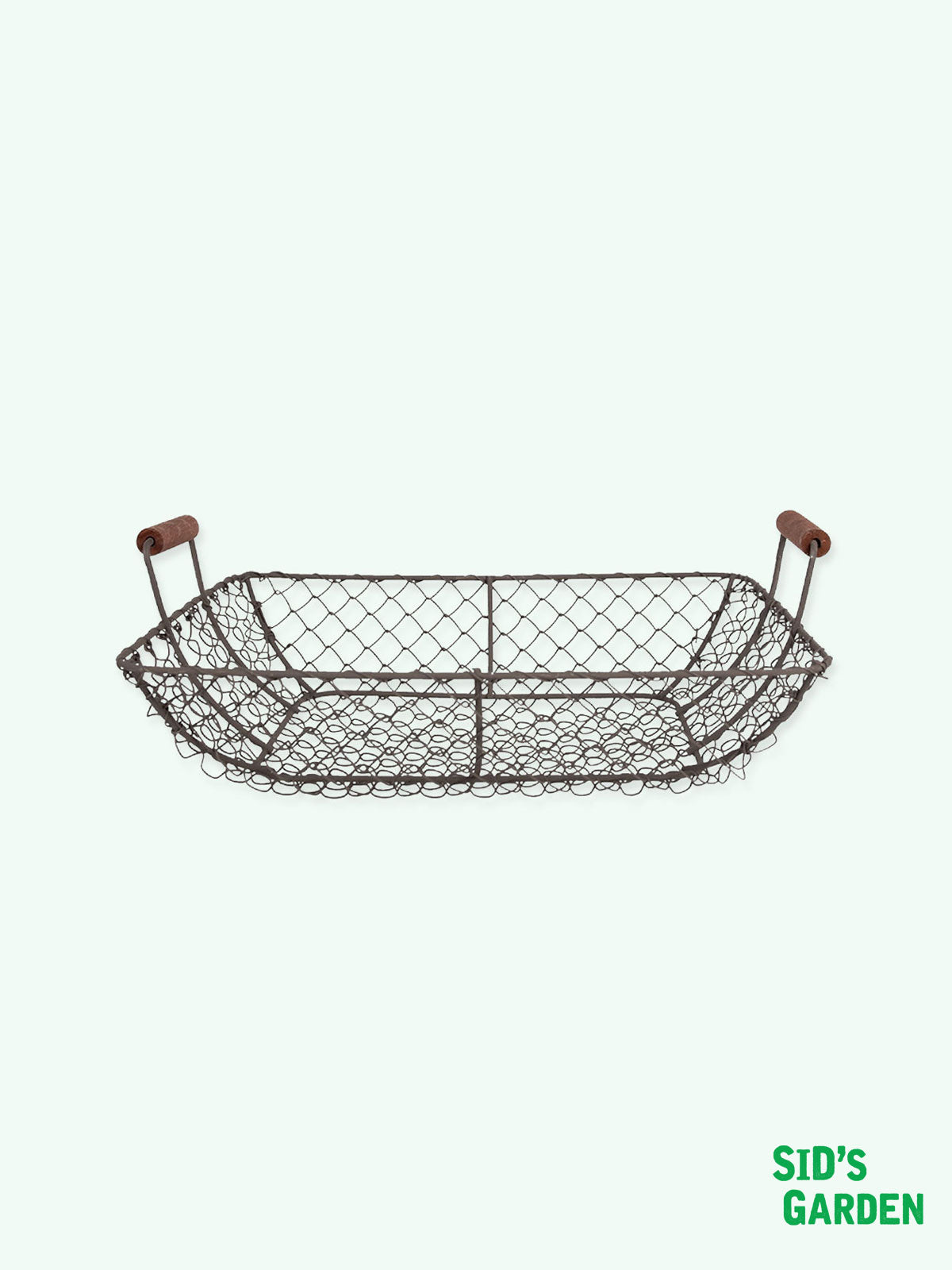 Iron Wire Trug Rectangular Basket