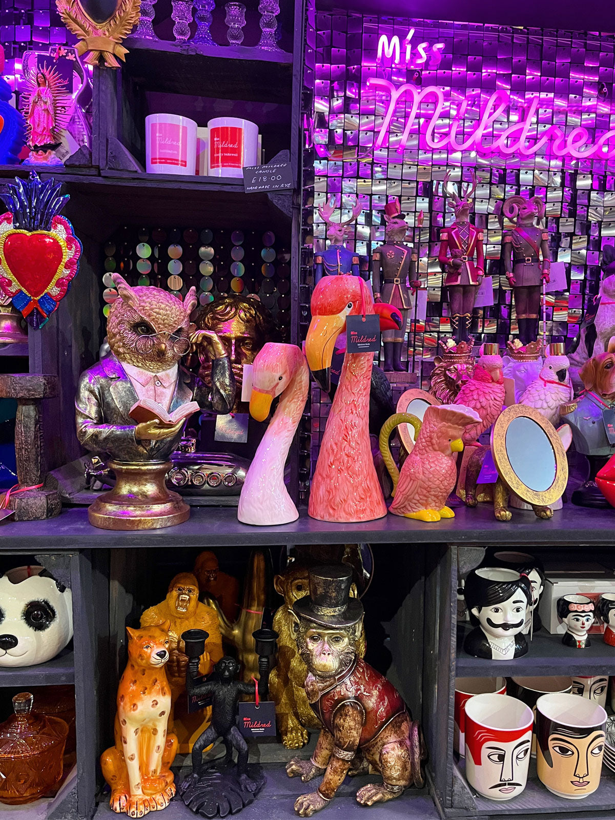 Fantastic Pink Flamingo Head Vase - Large