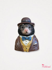 Mole Bust Statue - 18cm