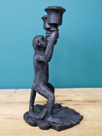 Monkey Candlestick Holder